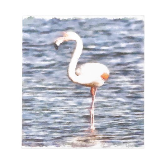 Wild Flamingo Notizblock (Vorderseite)