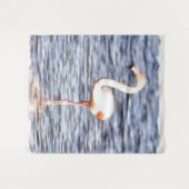 Wild Flamingo Wandteppich (Vorderseite (Horizontal))