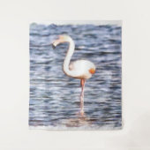 Wild Flamingo Wandteppich (Vorderseite)