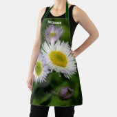 Wild Fleabane Daisy Blume Natur Personalisiert Schürze (InSitu)