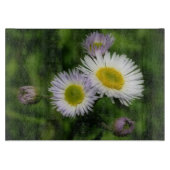 Wild Fleabane Daisy Blume Nature Schneidebrett (Vorderseite)
