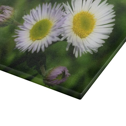 Wild Fleabane Daisy Blume Nature Schneidebrett (Ecke)
