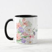 Wild Floral Baby Dusche Tasse (Links)