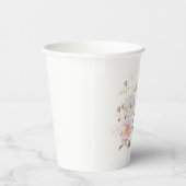 Wild Floral Bouquet Babydusche Pappbecher (Rechts)