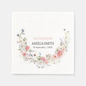 Wild Floral Bouquet Babydusche Serviette (Vorderseite)