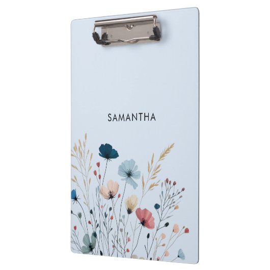 Wild Floral Klemmbrett (Links)