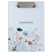 Wild Floral Klemmbrett (Vorderseite)