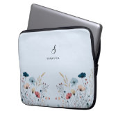 Wild Floral Laptopschutzhülle (Vorderseite Links)