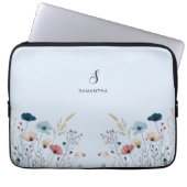 Wild Floral Laptopschutzhülle (Vorderseite)
