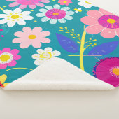 Wild Floral Sherpadecke (3/4)