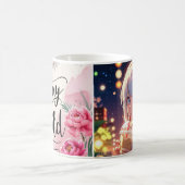 Wild florale Tasse bleibe - Aquarell Peony & Cherr (Mittel)