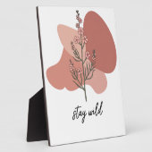 Wild florales Design Fotoplatte (Seite)