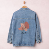 Wild florales Design Jeansjacke (Hangar)