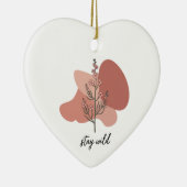 Wild florales Design Keramik Ornament (Rechts)