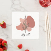 Wild florales Design Serviette (Beispiel)