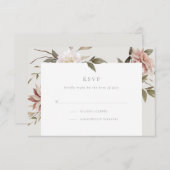 Wild Florals RSVP Card (Vorne/Hinten)