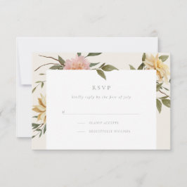 Wild Florals RSVP Card