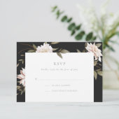 Wild Florals RSVP Card Karte (Stehend Vorderseite)