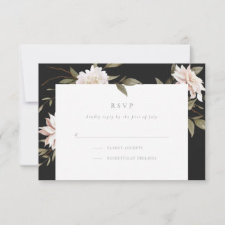 Wild Florals RSVP Card Karte