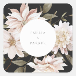 Wild Florals Square Sticker