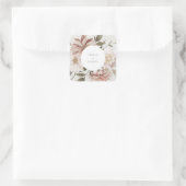 Wild Florals Square Sticker (Tasche)