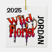 Wild Florist CUSTOM Keramikornament (Rückseite)