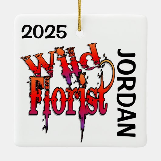 Wild Florist CUSTOM Keramikornament (Rückseite)