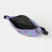 Wild Flower 2-seitiger Druck Bauchtasche (Offen)