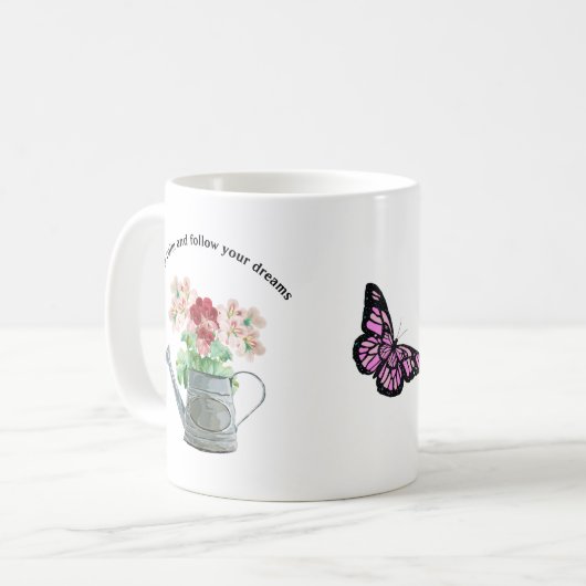 Wild flower blooming kaffeetasse (Vorderseite Links)