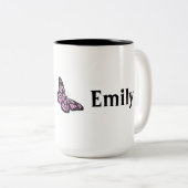 Wild flower blooming zweifarbige tasse (VorderseiteRechts)