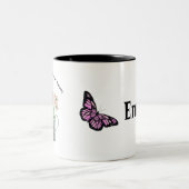 Wild flower blooming zweifarbige tasse (Mittel)