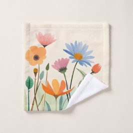 Wild Flowers Caress  Waschlappen