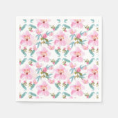 wild flowers cherry blooming garden serviette (Vorderseite)