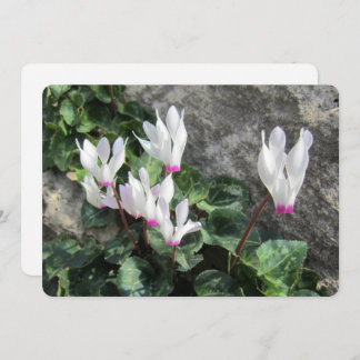 Wild Flowers Flat Holiday Card Feiertagskarte