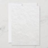 Wild Flowers Graduation Einladung (Rückseite)