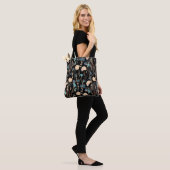 Wild flowers illustrations. Vintage seamless patte Tasche (Am Model)