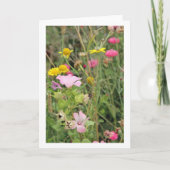 Wild Flowers Karte (Vorderseite)