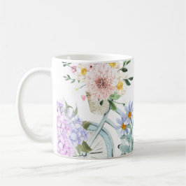 Wild Flowers, on an old bike Mix & Match Kaffeetasse
