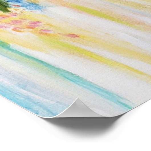 Wild Flowers Print, Fine Art Poster Paper (Matte) (Ecke)