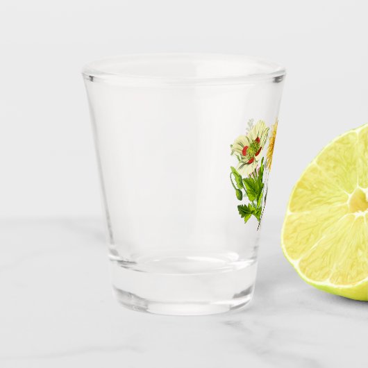 Wild flowers schnapsglas (Links)