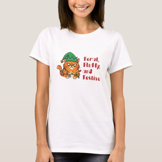 Wild, Fluffig und Festlich T-Shirt (Vorderseite)