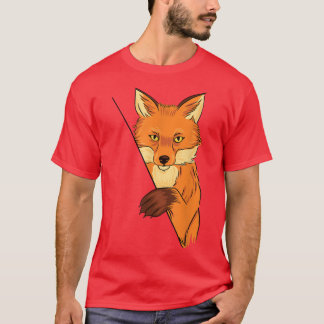 Wild Fo Illustration Art Animal T-Shirt