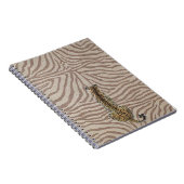 Wild Focus Leopard Notizbuch Notizblock (Rechte Seite)