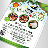 Wild For Jesus Ferienbibelschule Jugendkirche Flyer