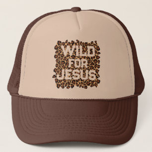 Wild For Jesus - Leopardenprint Truckerkappe