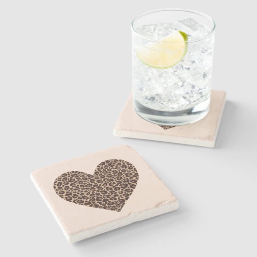 Wild for You Steinuntersetzer (Seitenansicht)