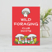 Wild Foraging Group Einladung (Stehend Vorderseite)