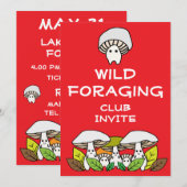 Wild Foraging Group Einladung (Vorne/Hinten)