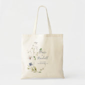 Wild Forest Floral Bridesmaid Tragetasche (Vorne)