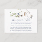 Wild Forest Floral Honeymoon Wish Begleitkarte (Vorderseite)